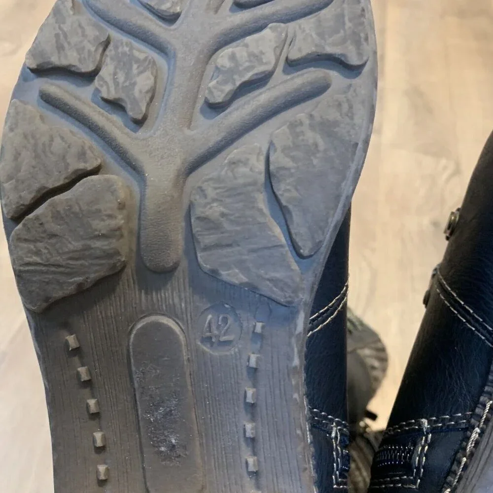 •Spring Step Ababi Mid-calf Women Water Resistant Brown Zip Boots Size 42 / 10.5 - Picture 7 of 10